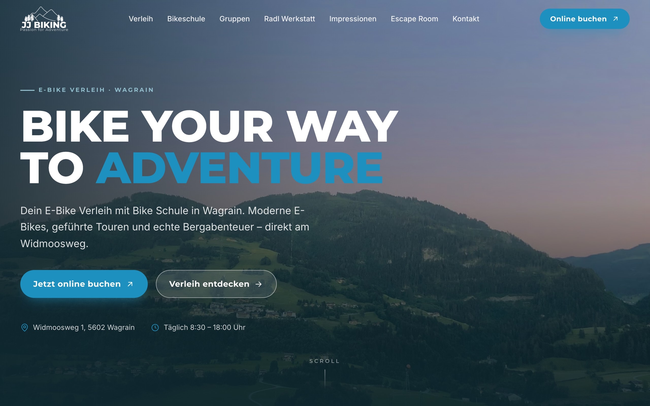 Startseite von JJ Biking